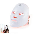 GlowPulse 7-Color LED Glow Mask for Face & Neck – Cordless